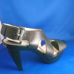 Michael Kors Leather Platform Heel 8